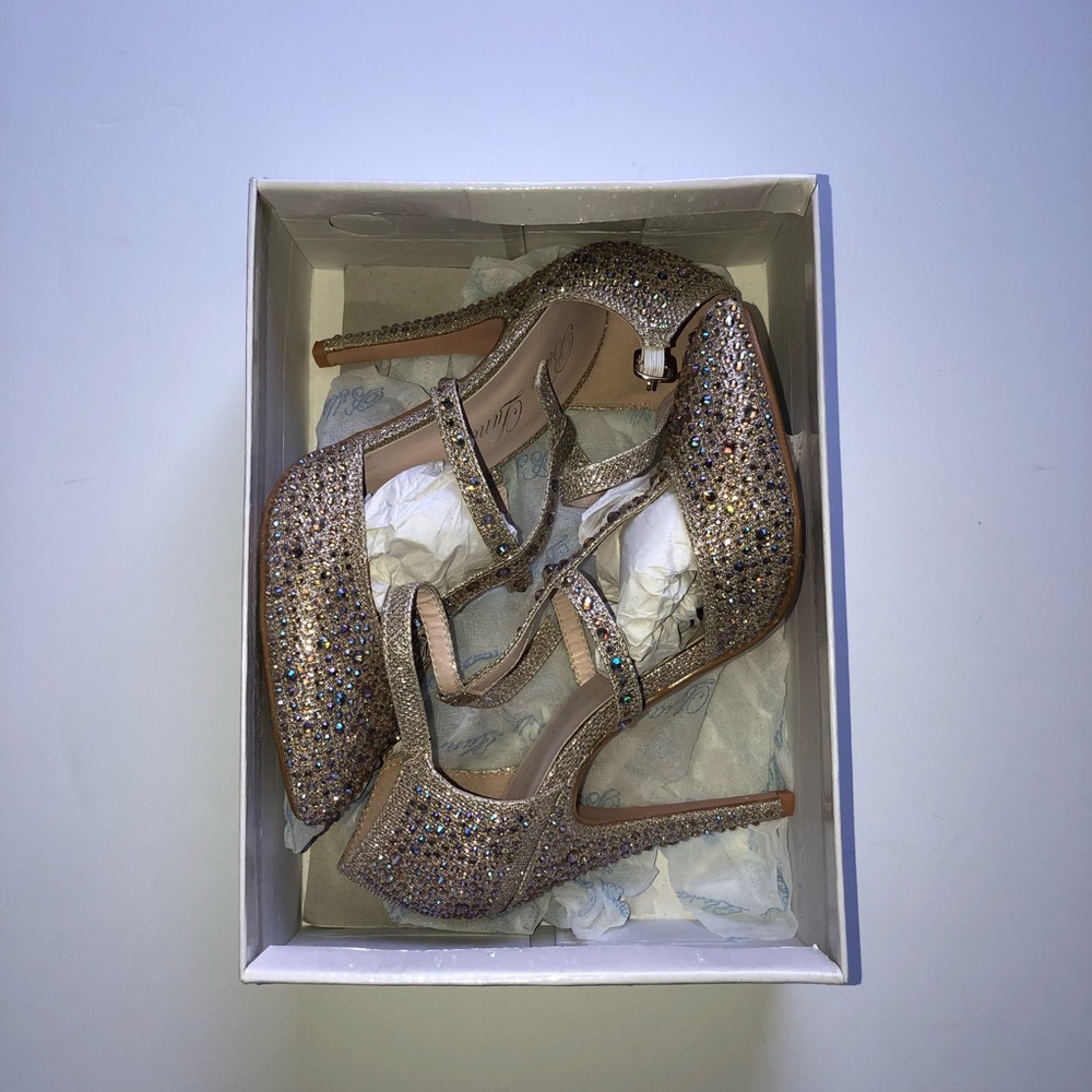 Blinged out heels for prom